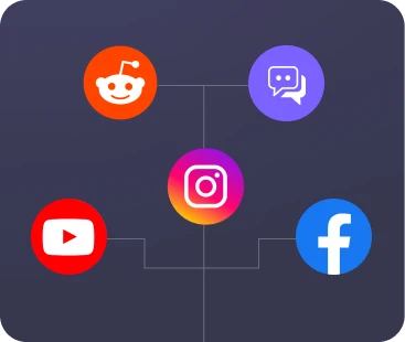 Social networks logos